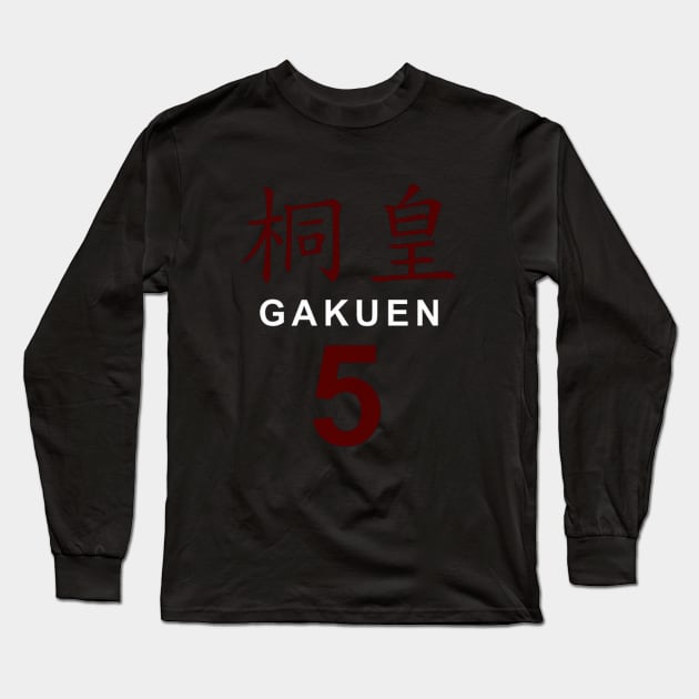 Aomine Daiki Jersey Long Sleeve T-Shirt by nazmass11